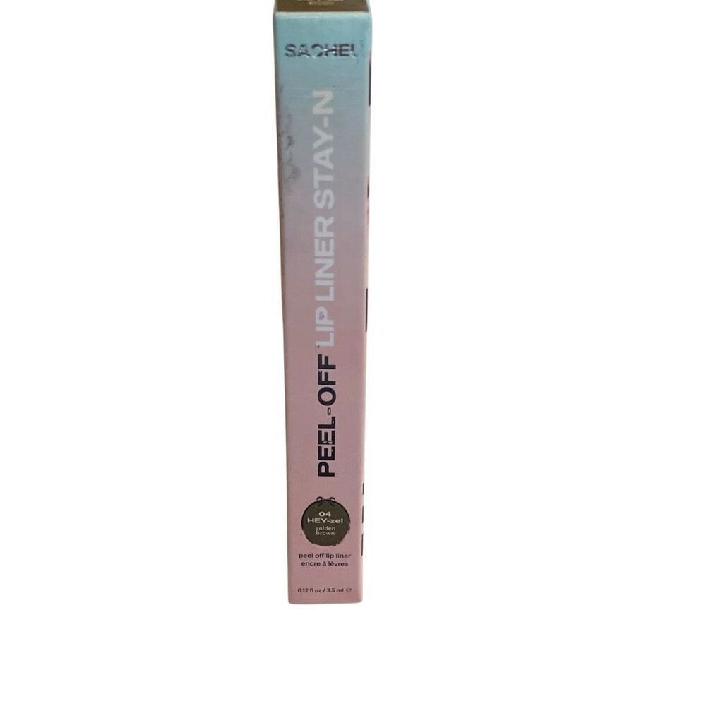 Sacheu Lip Liner‎ STAY‑N Peel‑Off Lip Liner Stain in 04 HEY-zel 0.12 oz NIB